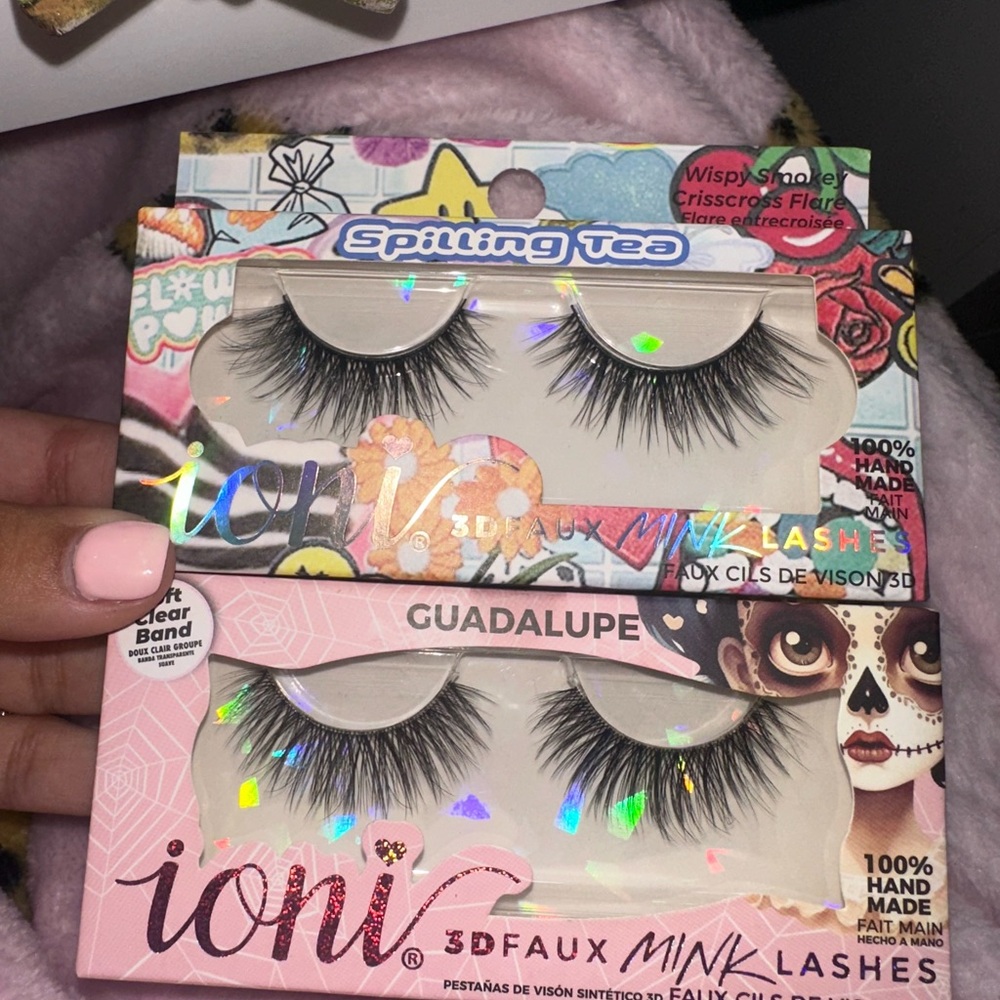 Ioni 3D Faux Mink Lashes - Spilling Tea & Guadalupe